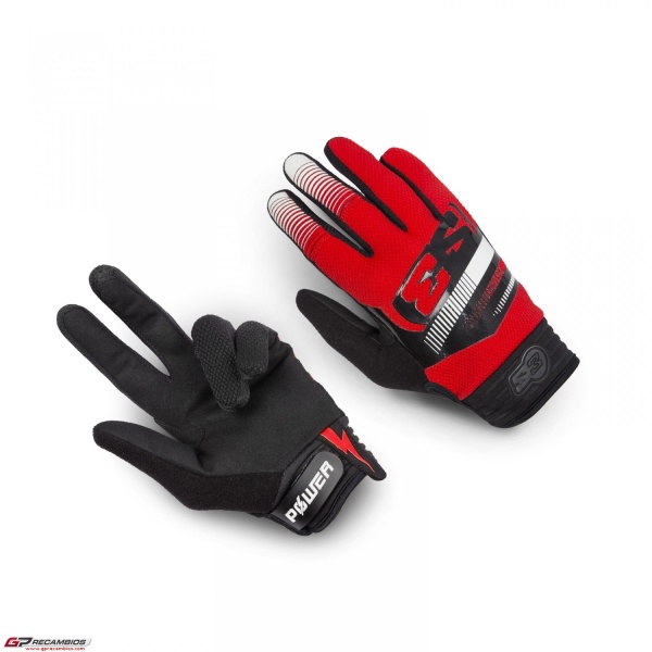 Guantes TRIAL POWER S3 Rojo