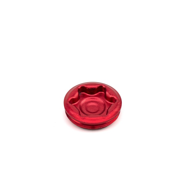 Tapón pinza fija Trial Monoblock rojo