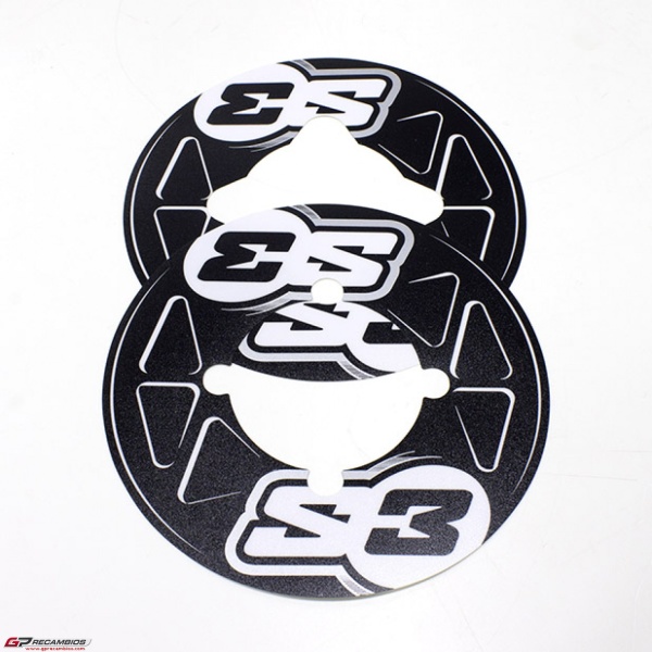 Protector adhesivo S3 Chainwheel Cover Trial Negro Z41 a Z44