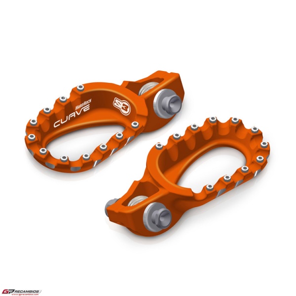 Kit Estribos Curve Hard Rock Orange Lower S3 Parts KTM