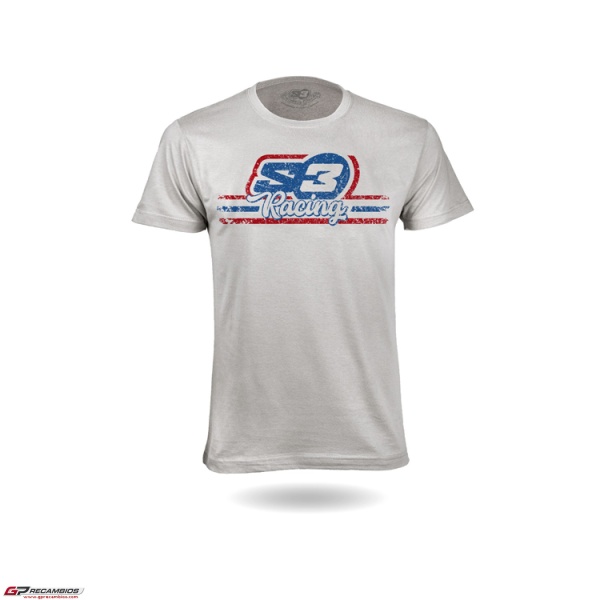 Camiseta Casual S3 Racing Trial Gris